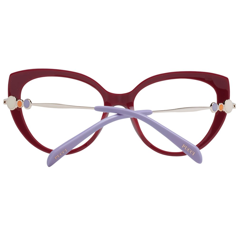 Emilio Pucci Red Plastic Glasses Women's (Frames)