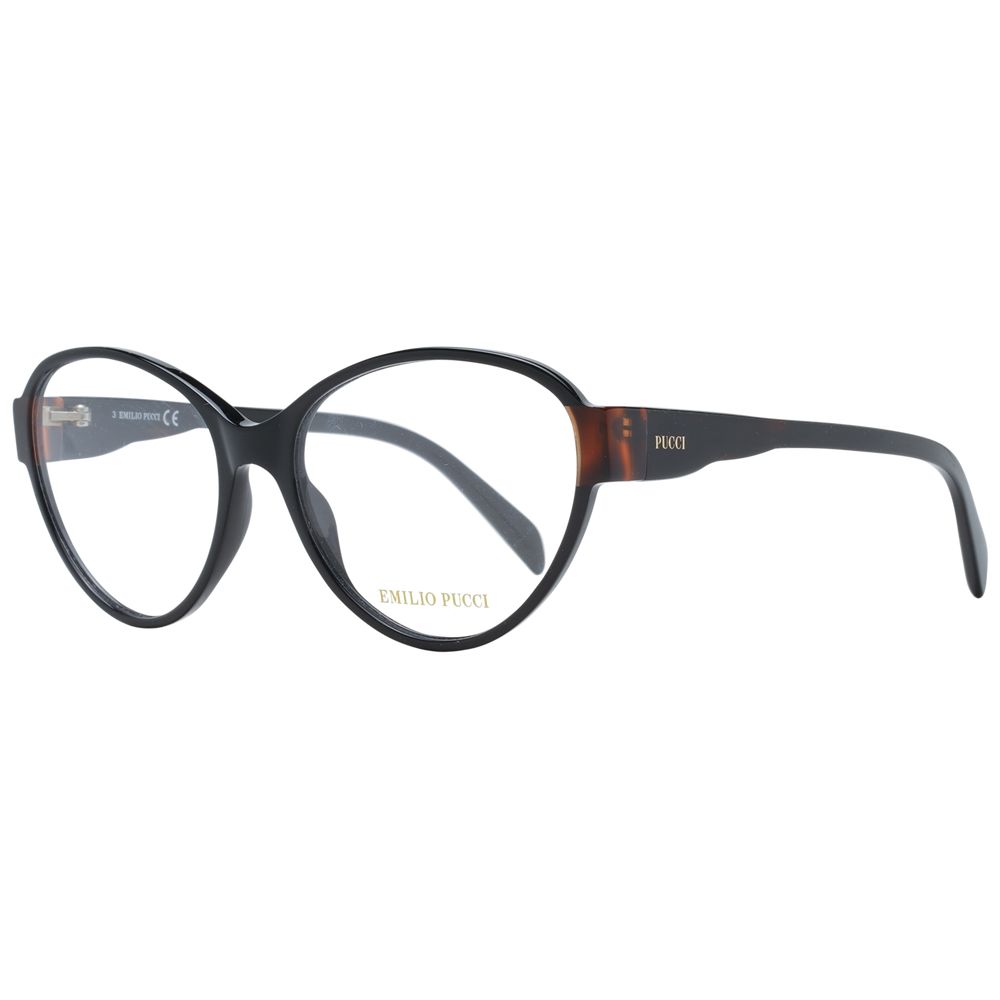 Emilio Pucci Black Plastic Glasses Women's (Frames)