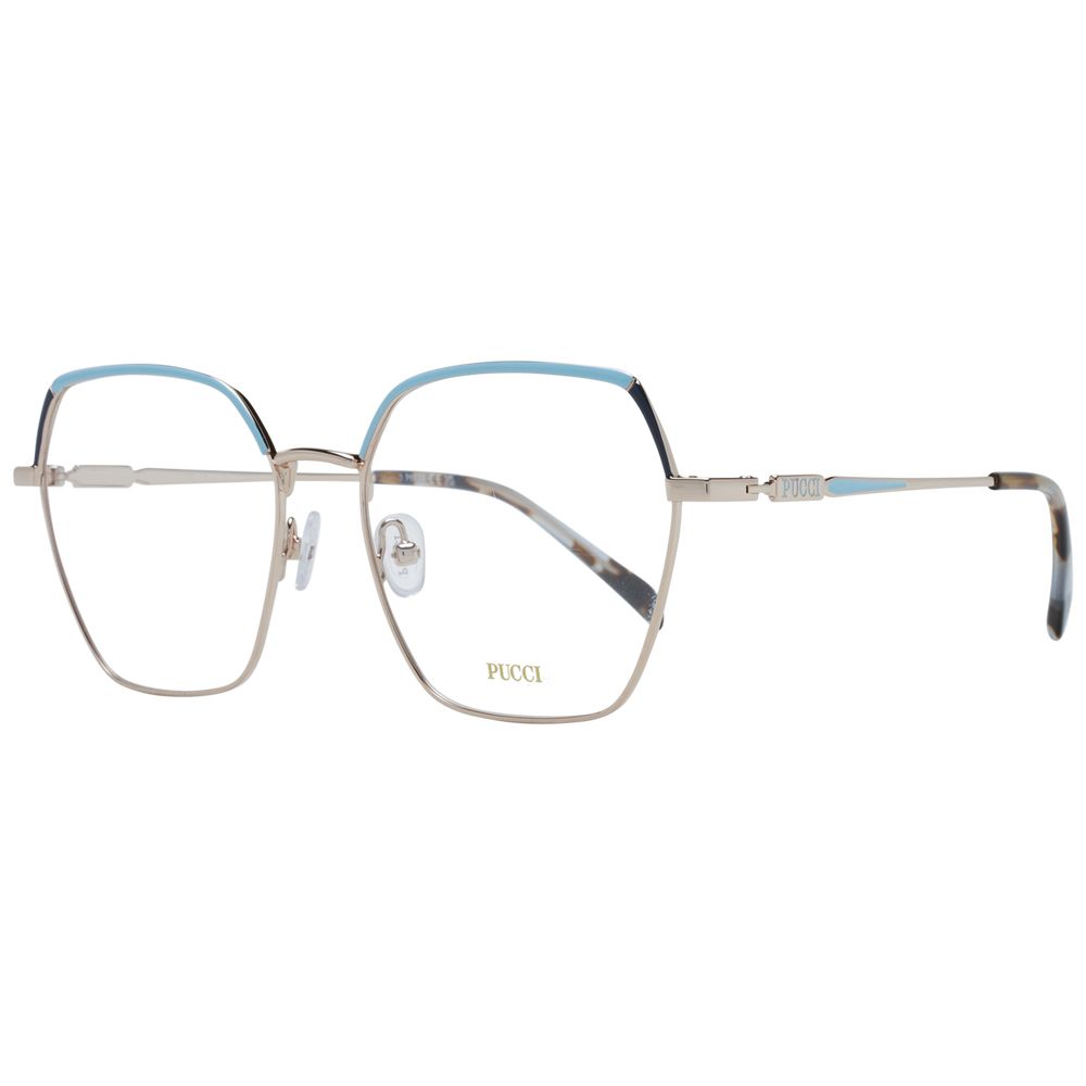 Emilio Pucci Gold Metal Glasses Women's (Frames)