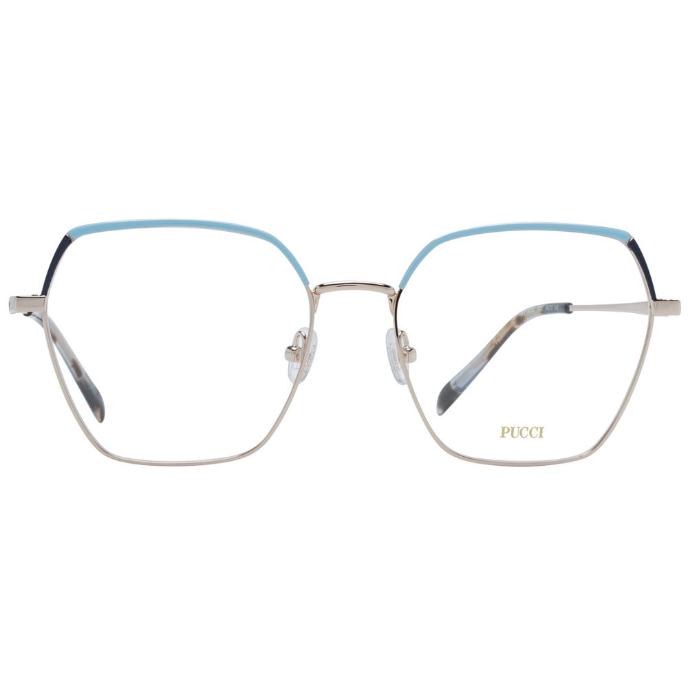 Emilio Pucci Gold Metal Glasses Women's (Frames)