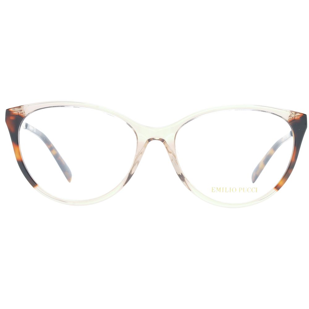 Emilio Pucci Brown Plastic Glasses Women's (Frames)