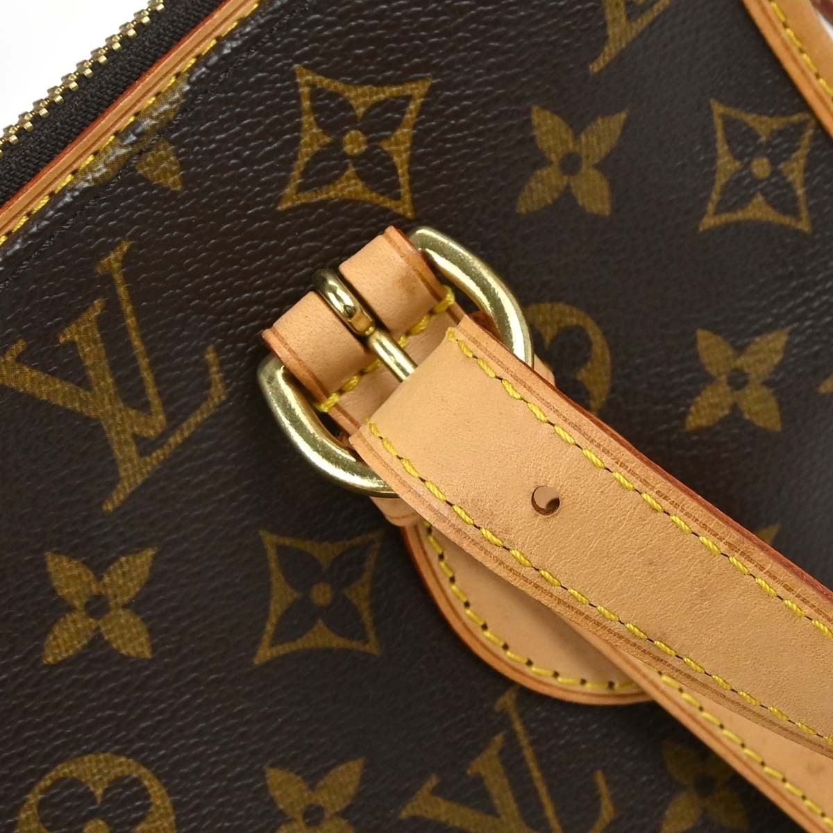 Louis Vuitton Popincourt Tote Monogram Canvas Brown Canvas Tote Bag Bag (Pre-Owned)