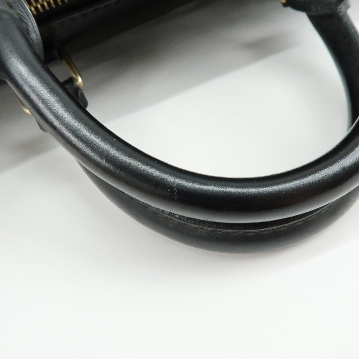 Louis Vuitton Speedy Epi Leather Black Leather Handbag (Pre-Owned)