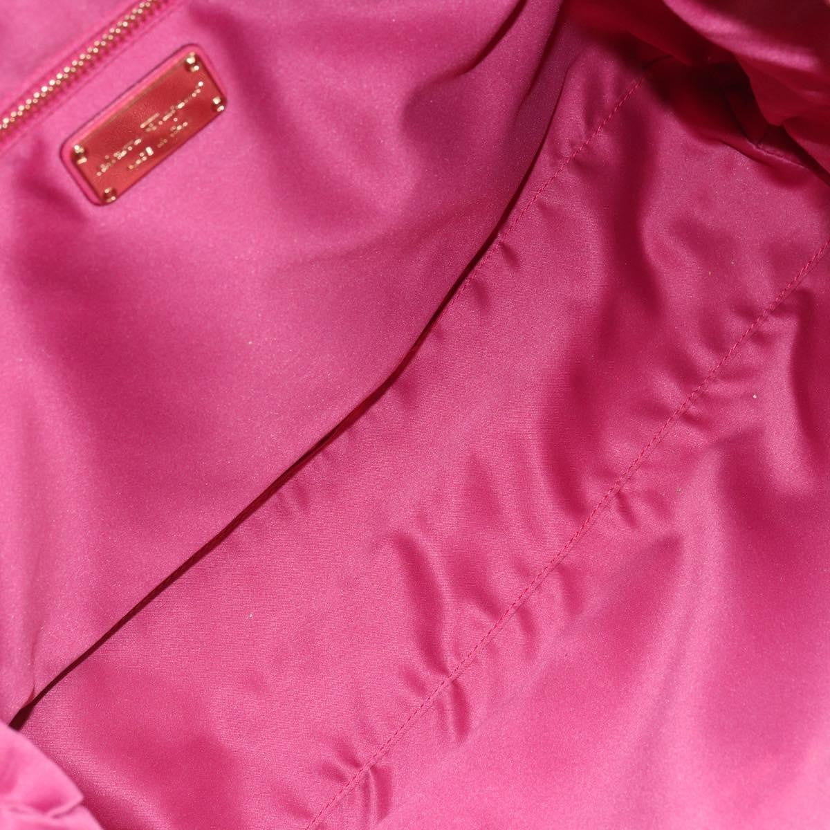 Salvatore Ferragamo Gancini Tote Leather Pink Leather Tote Bag Bag (Pre-Owned)