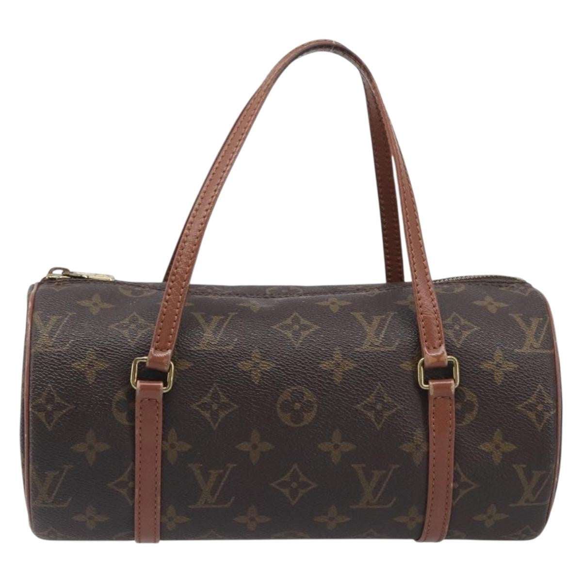 Louis Vuitton Papillon Monogram Canvas Brown Canvas Handbag (Pre-Owned)