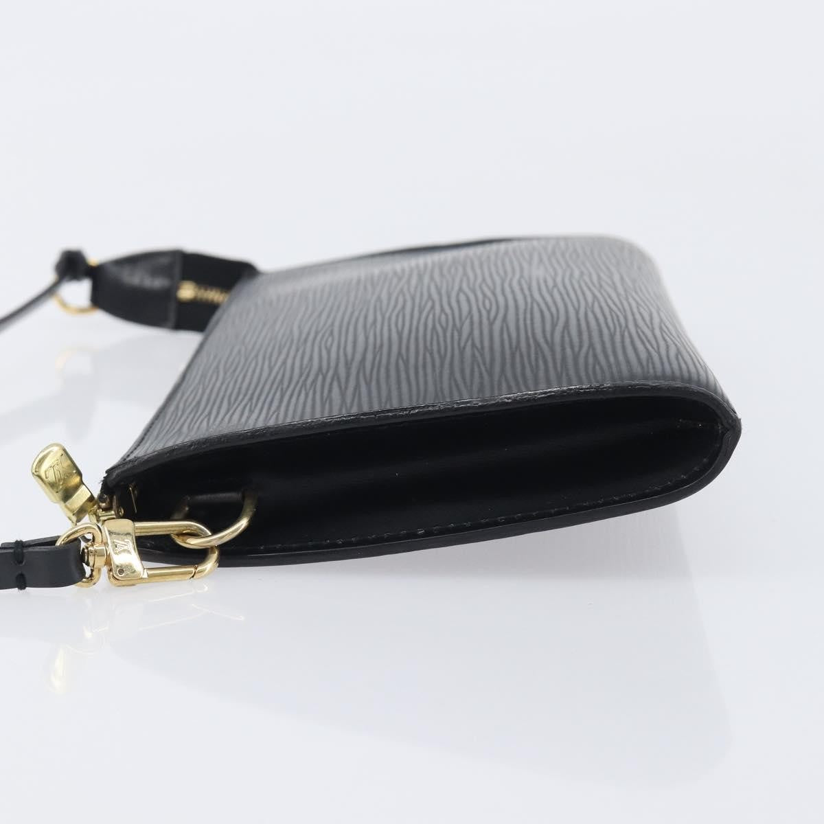 Louis Vuitton Pochette Accessoires Epi Leather Black Leather Clutche & Pouche Bag (Pre-Owned)