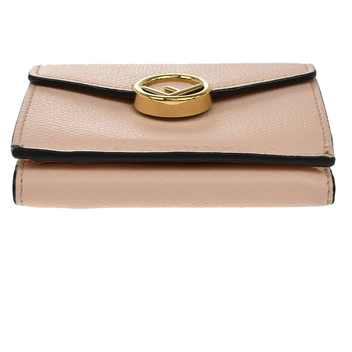 Fendi F Is Fendi Trifold Leather Pink Leather Wallets Accessory (Pre-Owned)