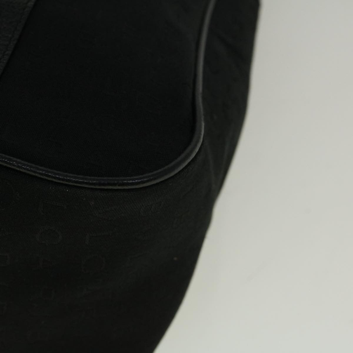 Bvlgari Vintage Canvas Black Canvas Tote Bag Bag (Pre-Owned)