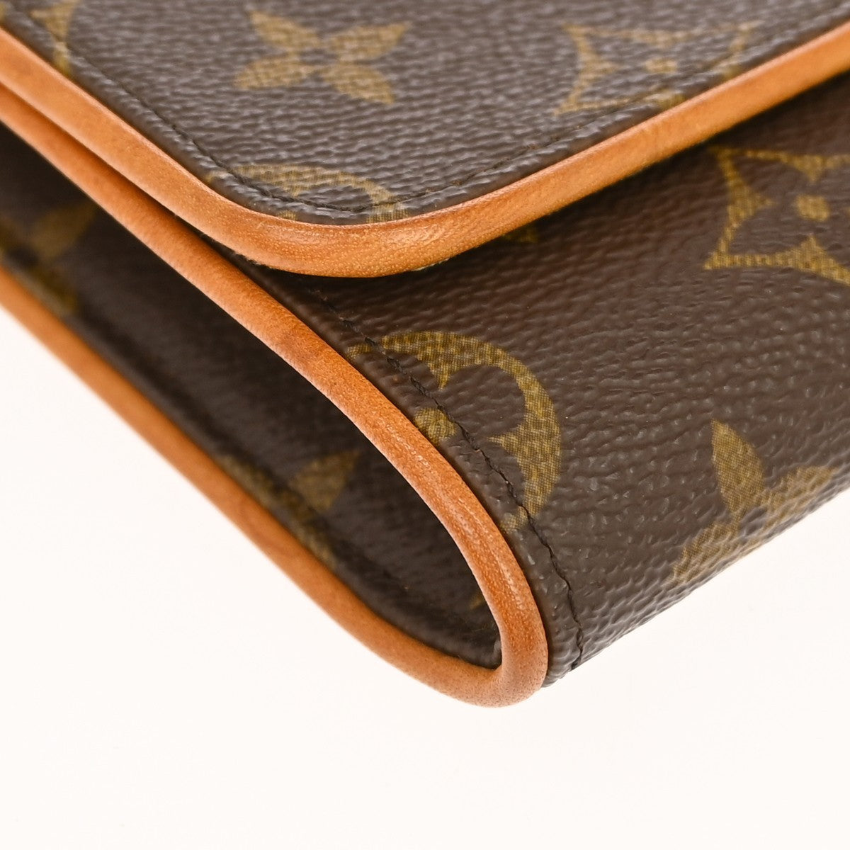 Louis Vuitton Twin Monogram Canvas Brown Canvas Clutche & Pouche Bag (Pre-Owned)