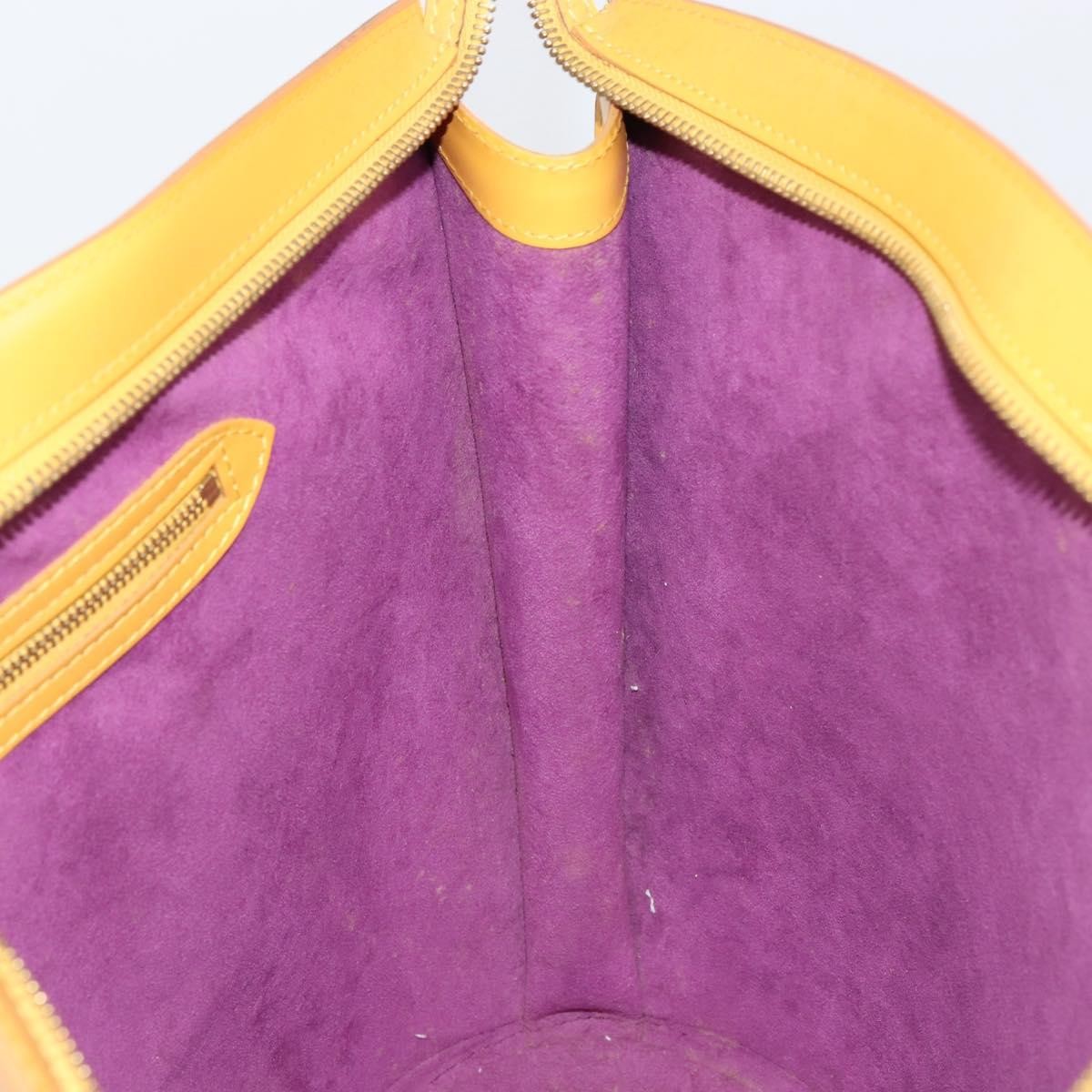Louis Vuitton Saint Jacques Epi Leather Yellow Leather Handbag (Pre-Owned)