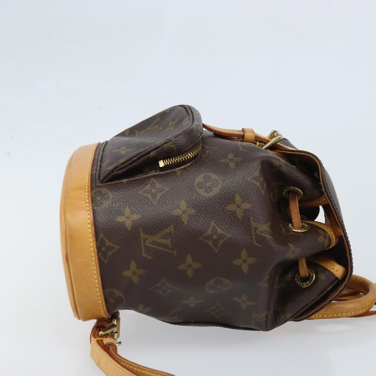 Louis Vuitton Vintage Montsouris Monogram Canvas Brown Canvas Backpack Bag (Pre-Owned)