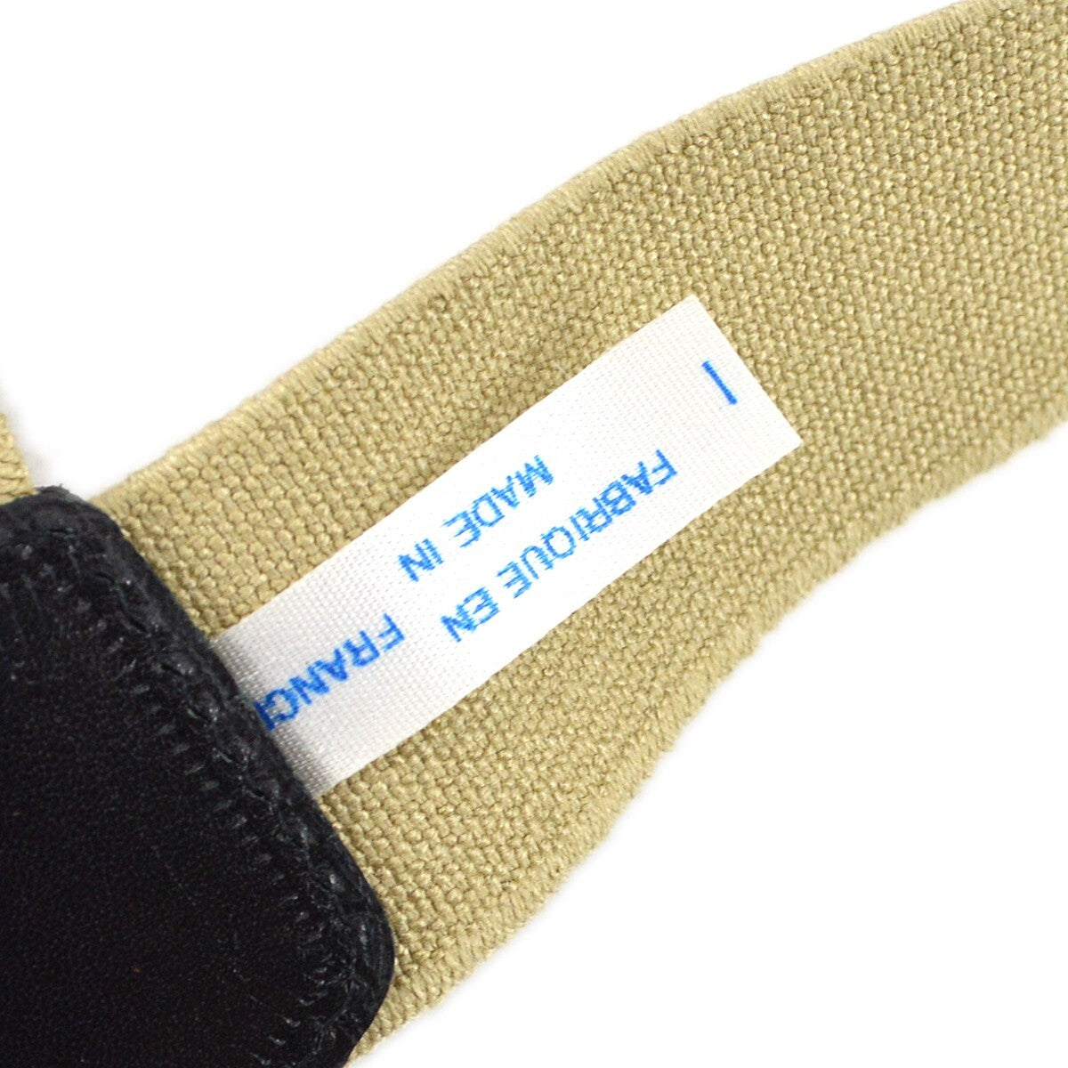 Chanel Logo Suspenders Canvas Beige Canvas Belts Accessory (Pre-Owned)