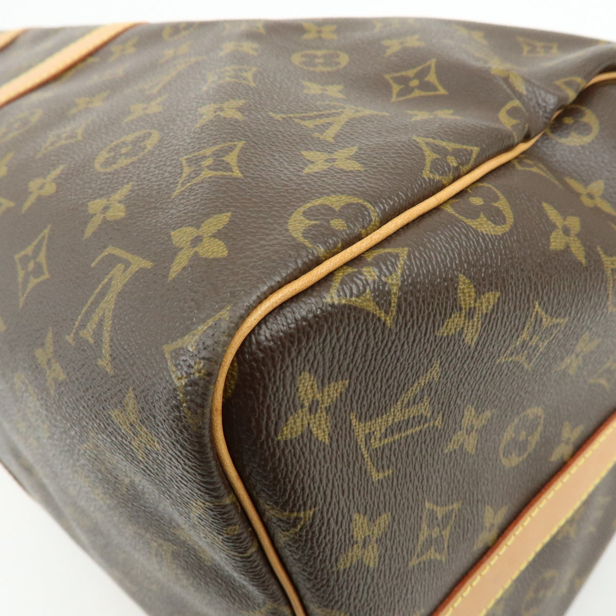 Louis Vuitton Keepall Bandouliere Monogram Canvas Brown Canvas Travel Bag Bag (Pre-Owned)