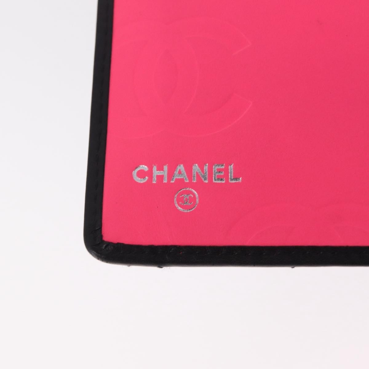 Chanel Cambon Bifold Quilted Calfskin Black Leather Wallets Accessory (Pre-Owned)