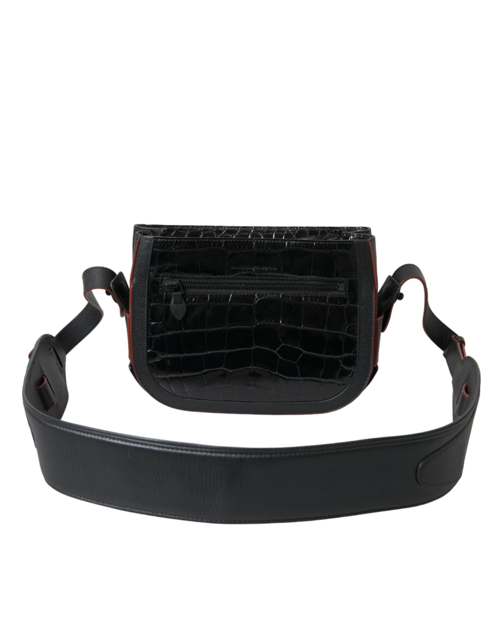 Balenciaga Black Exotic Leather Shoulder Crossbody Camera Women's Bag