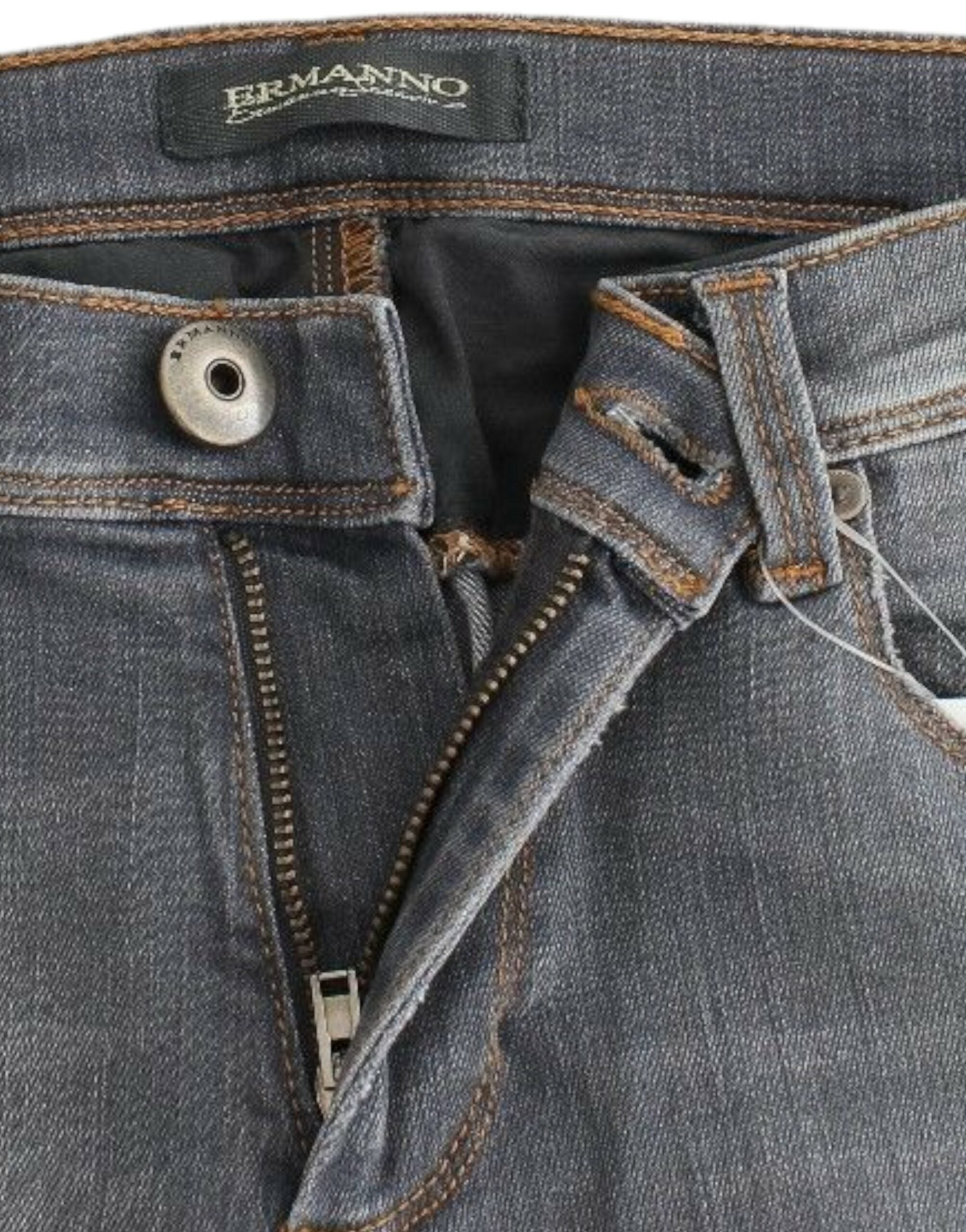 Ermanno Scervino Gray Slim Jeans Denim Pants Skinny Leg Women's Stretch