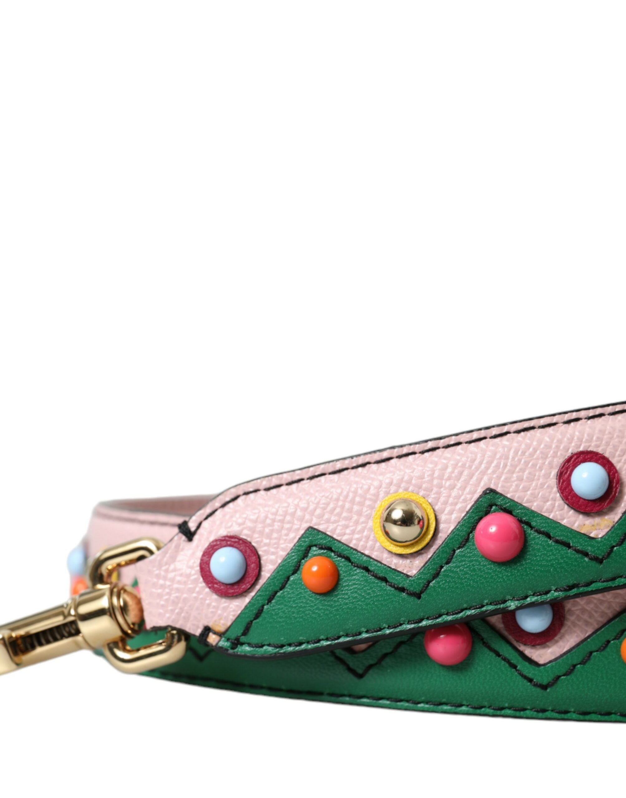 Dolce & Gabbana Pink Leather Handbag Accessory Shoulder Women's Strap