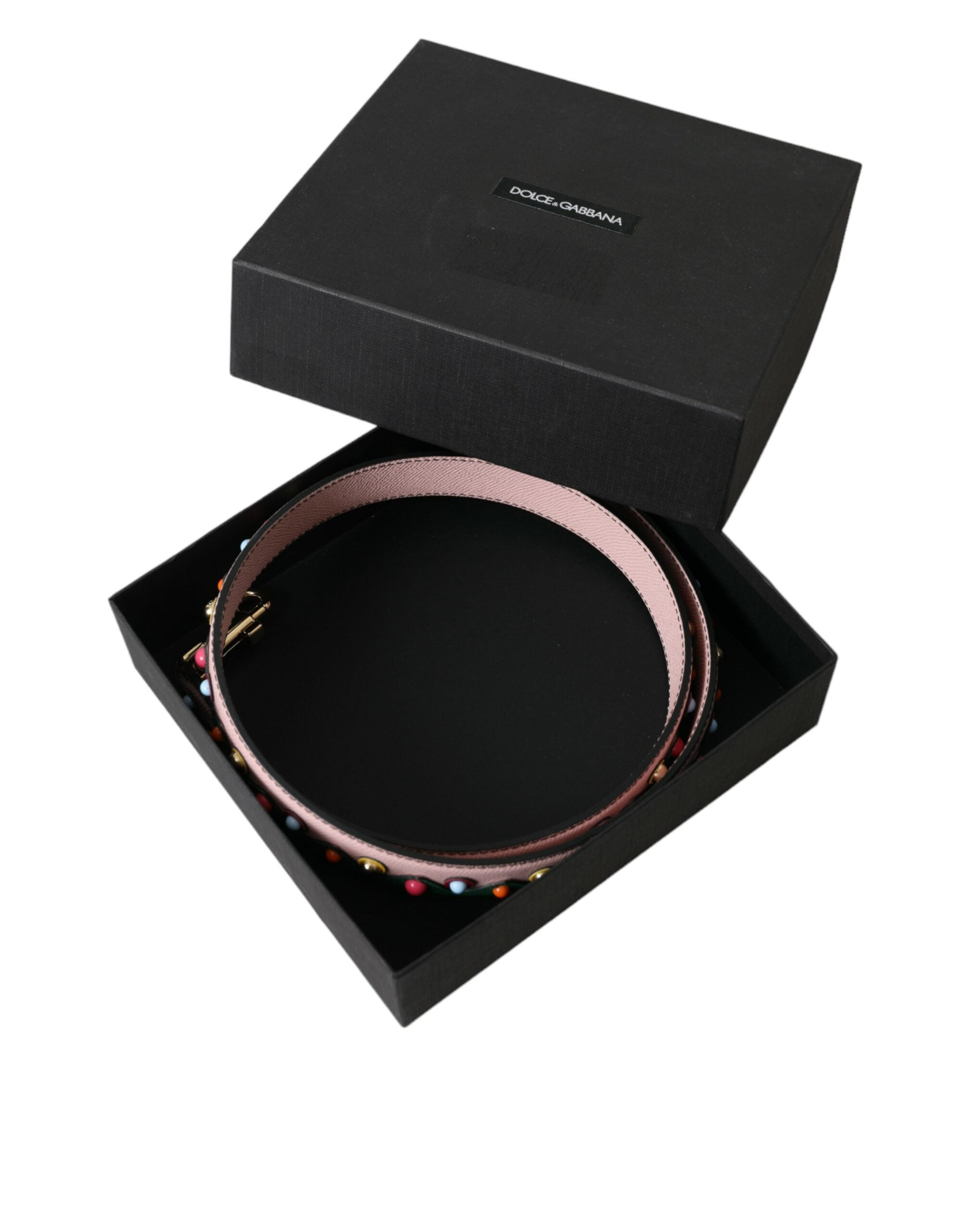 Dolce & Gabbana Pink Leather Handbag Accessory Shoulder Women's Strap