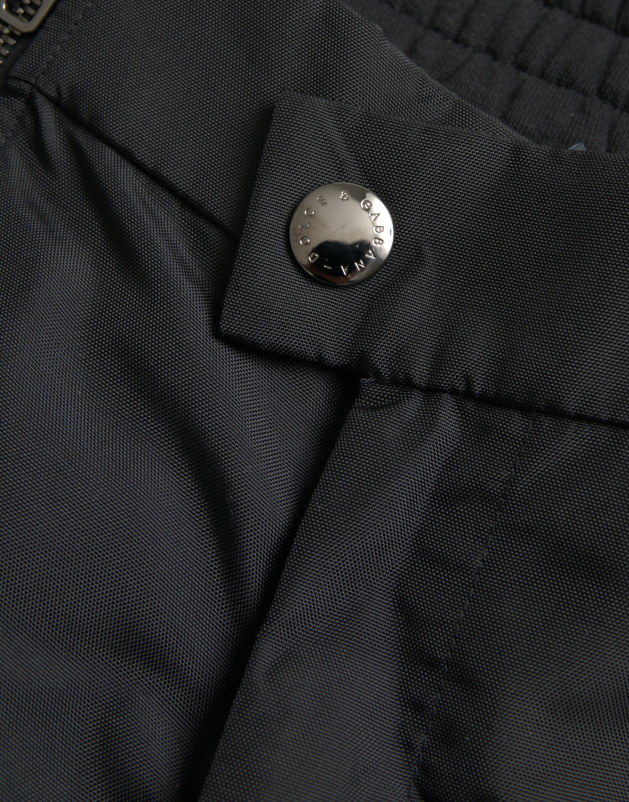 Dolce & Gabbana Black Cotton Blend Skinny Men's Pants