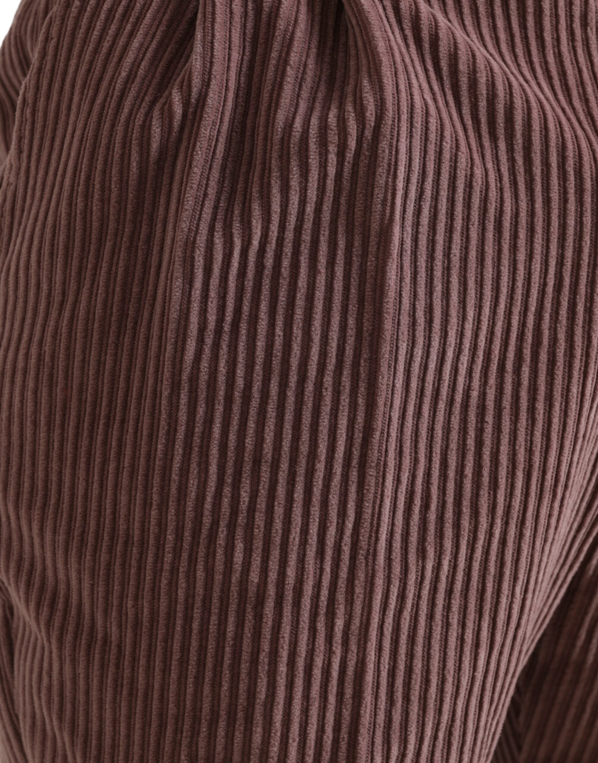 Dolce & Gabbana Purple Corduroy Cotton Stretch Skinny Men's Pants