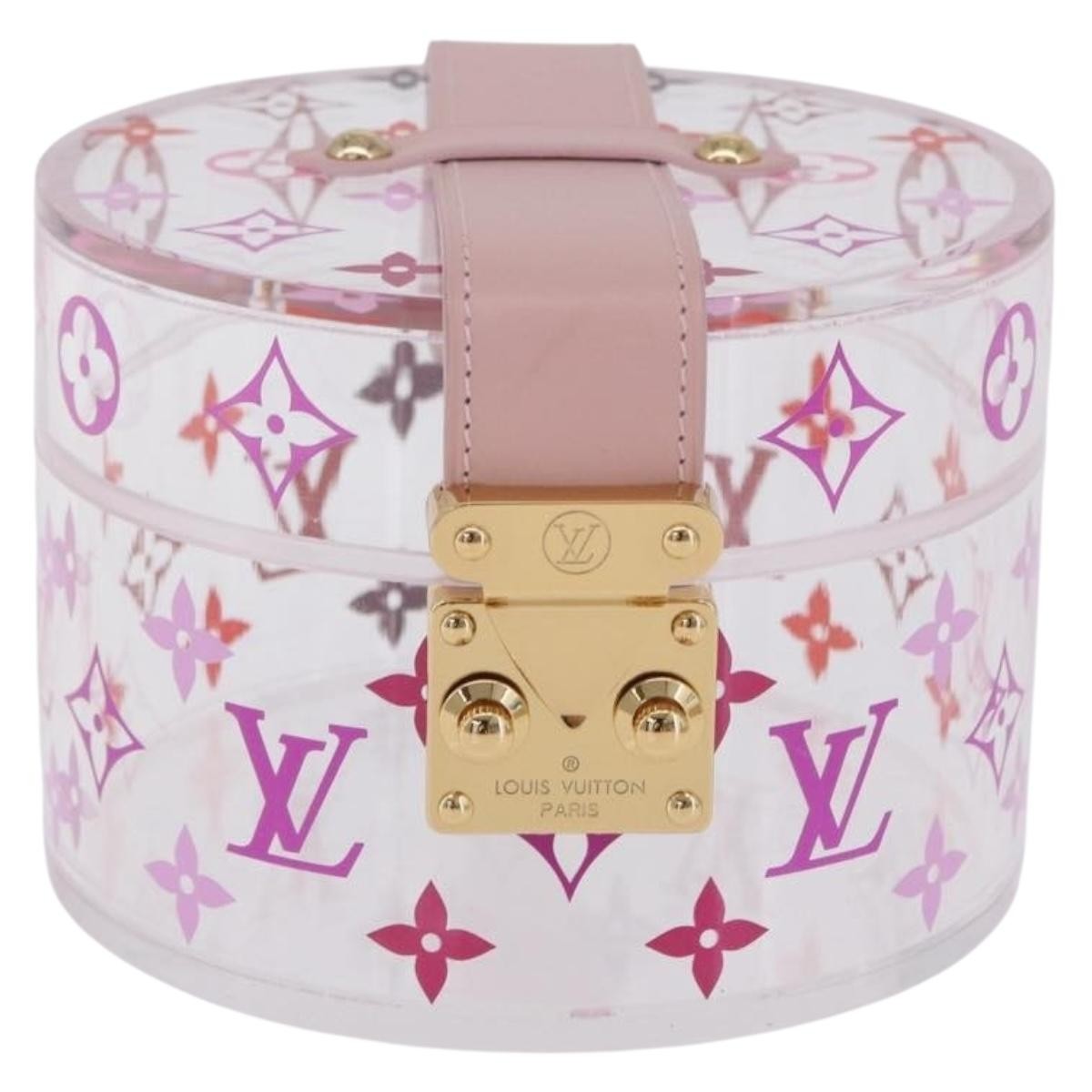 Louis Vuitton Box Scott Trunk Monogram Plexiglass Clear Plastic Wallets Accessory (Pre-Owned)