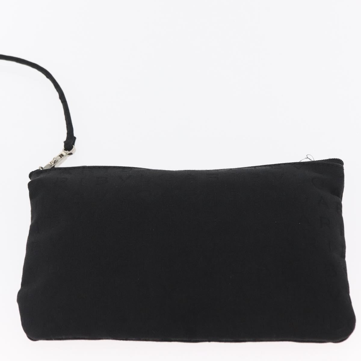 Bvlgari Logomania Canvas Black Canvas Tote Bag Bag (Pre-Owned)