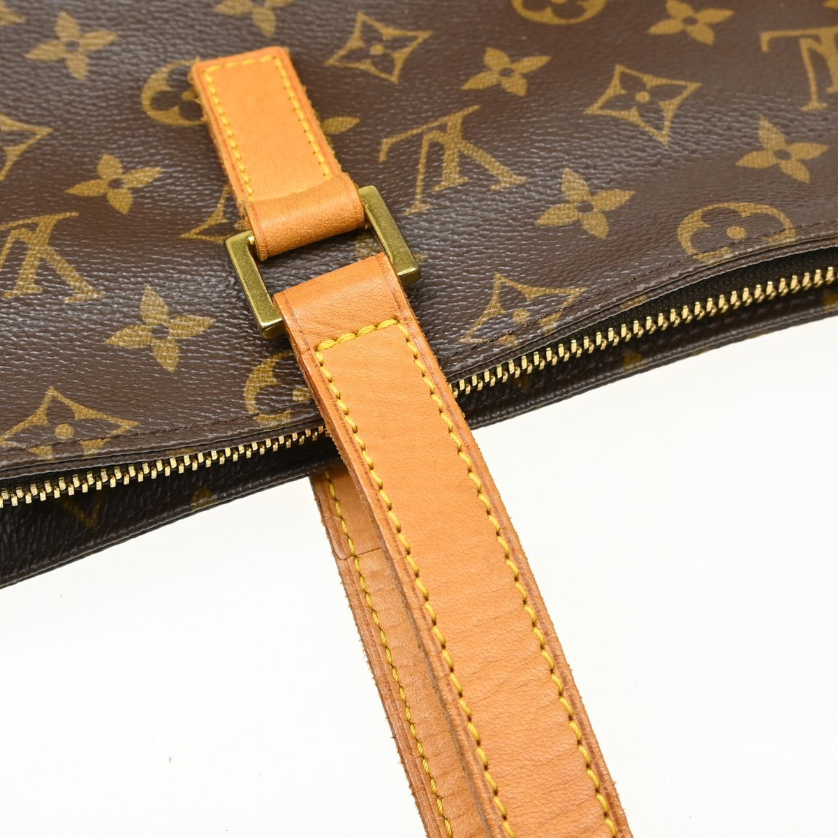 Louis Vuitton Cabas Piano Monogram Canvas Brown Canvas Tote Bag Bag (Pre-Owned)