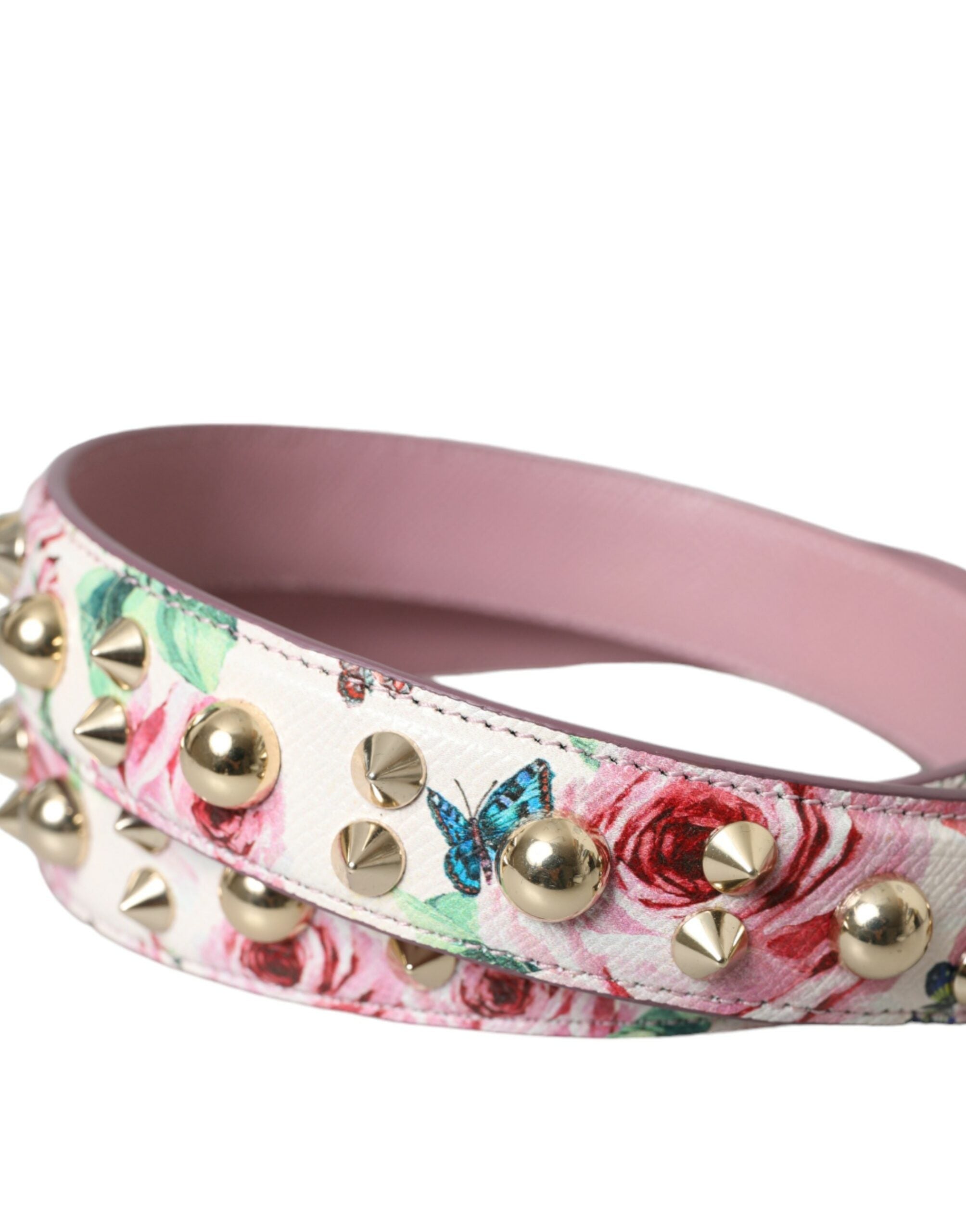Dolce & Gabbana Pink Floral Handbag Accessory Shoulder Women's Strap