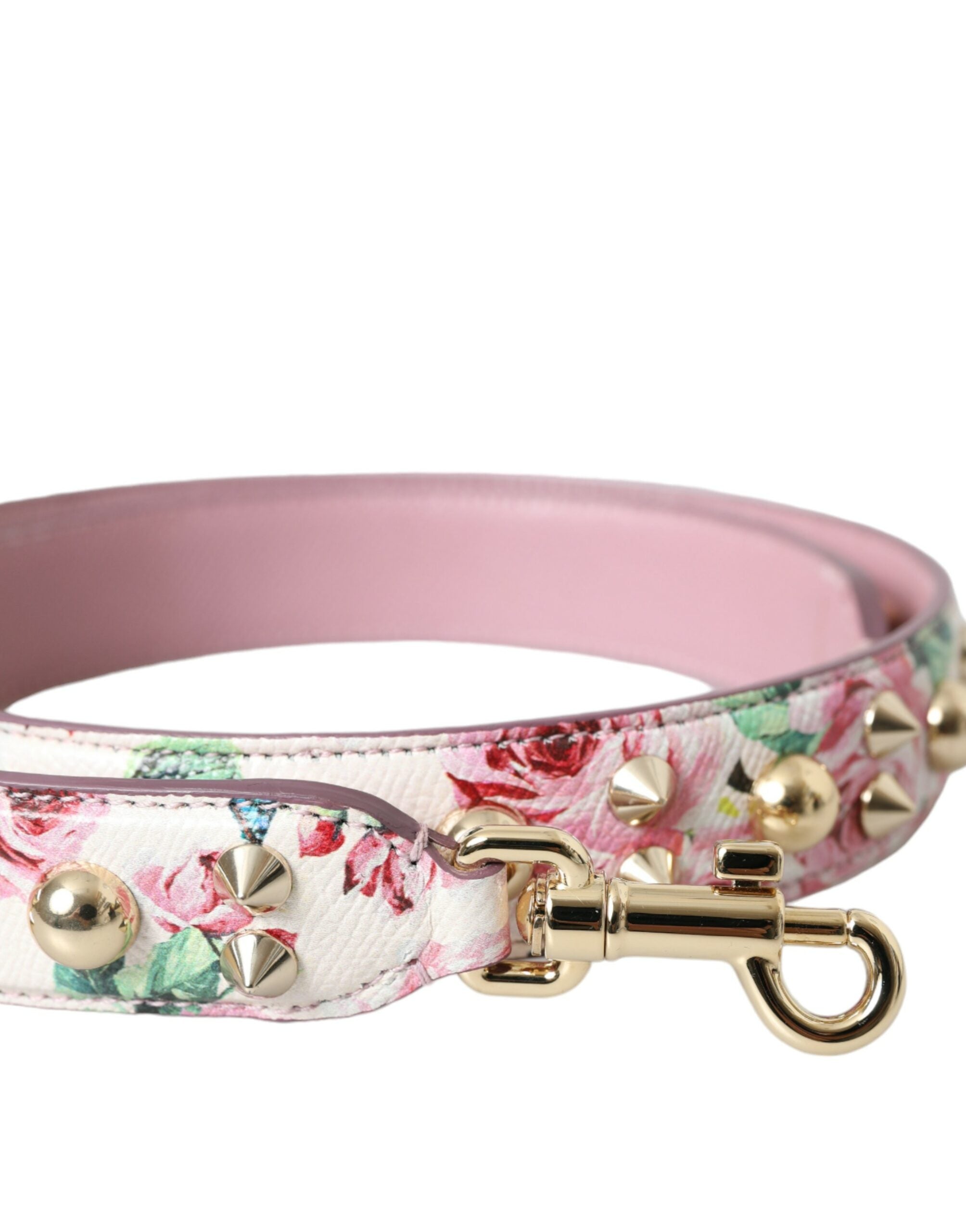 Dolce & Gabbana Pink Floral Handbag Accessory Shoulder Women's Strap