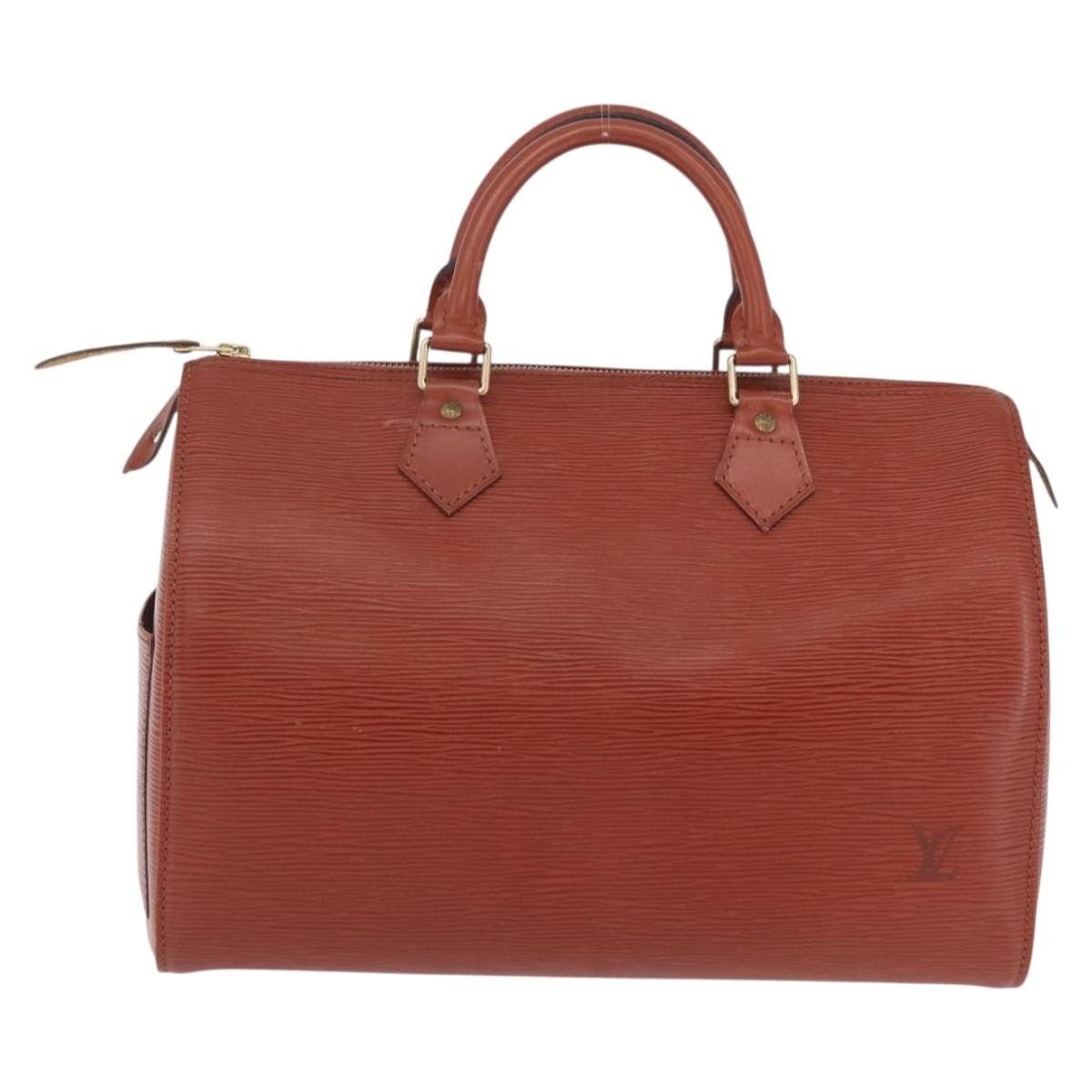 Louis Vuitton Speedy Epi Leather Brown Leather Handbag (Pre-Owned)