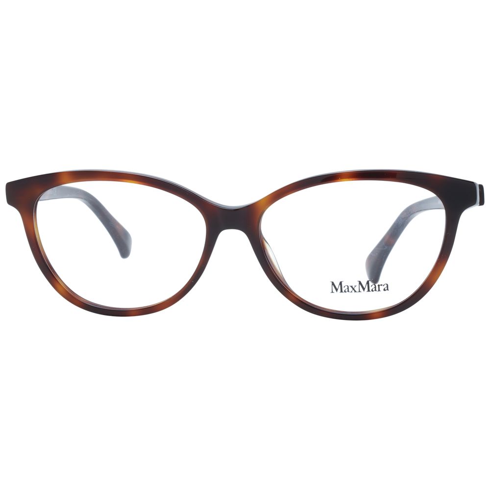 Max Mara Brown Plastic Glasses Women's (Frames)