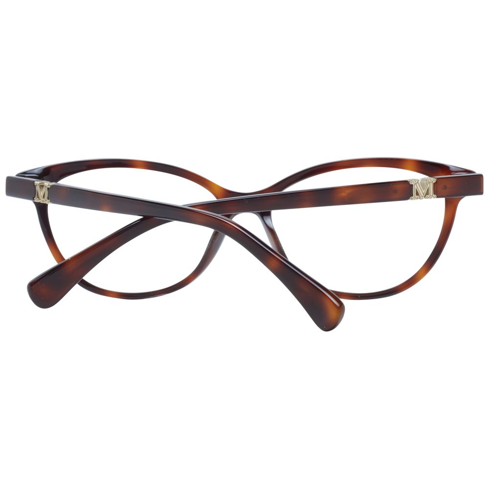 Max Mara Brown Plastic Glasses Women's (Frames)