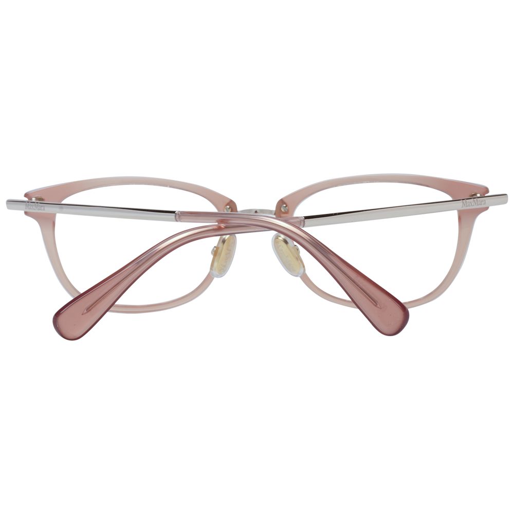 Max Mara Beige Plastic Glasses Women's (Frames)