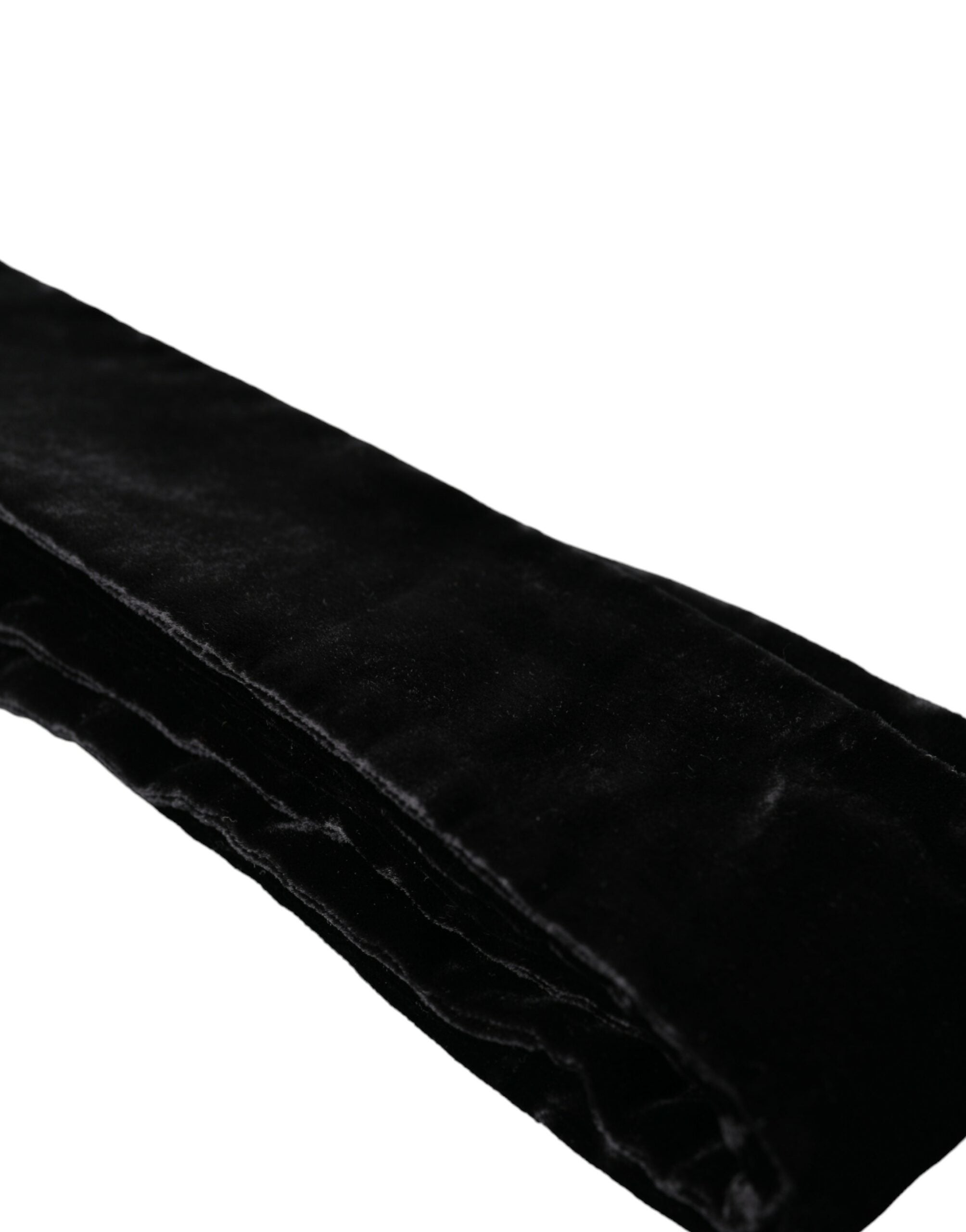 Dolce & Gabbana Black Viscose Wide Waist Women Women's Belt