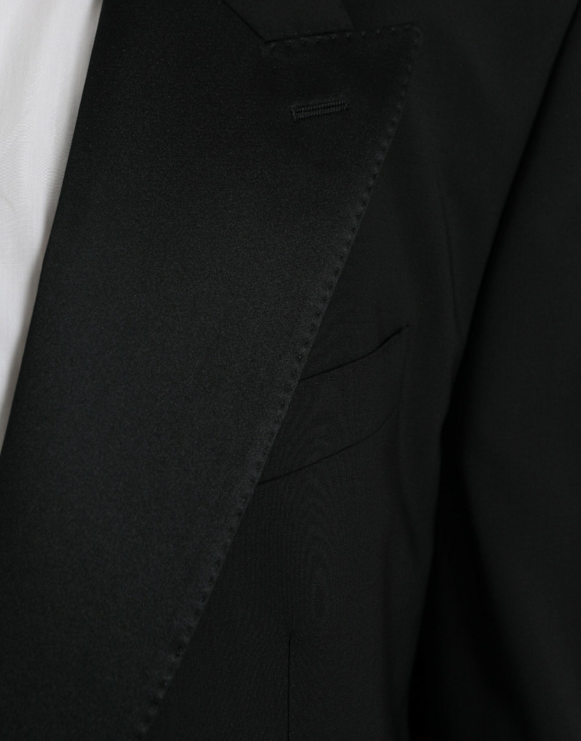 Dolce & Gabbana Black SICILIA Single Breasted Coat Men's Blazer