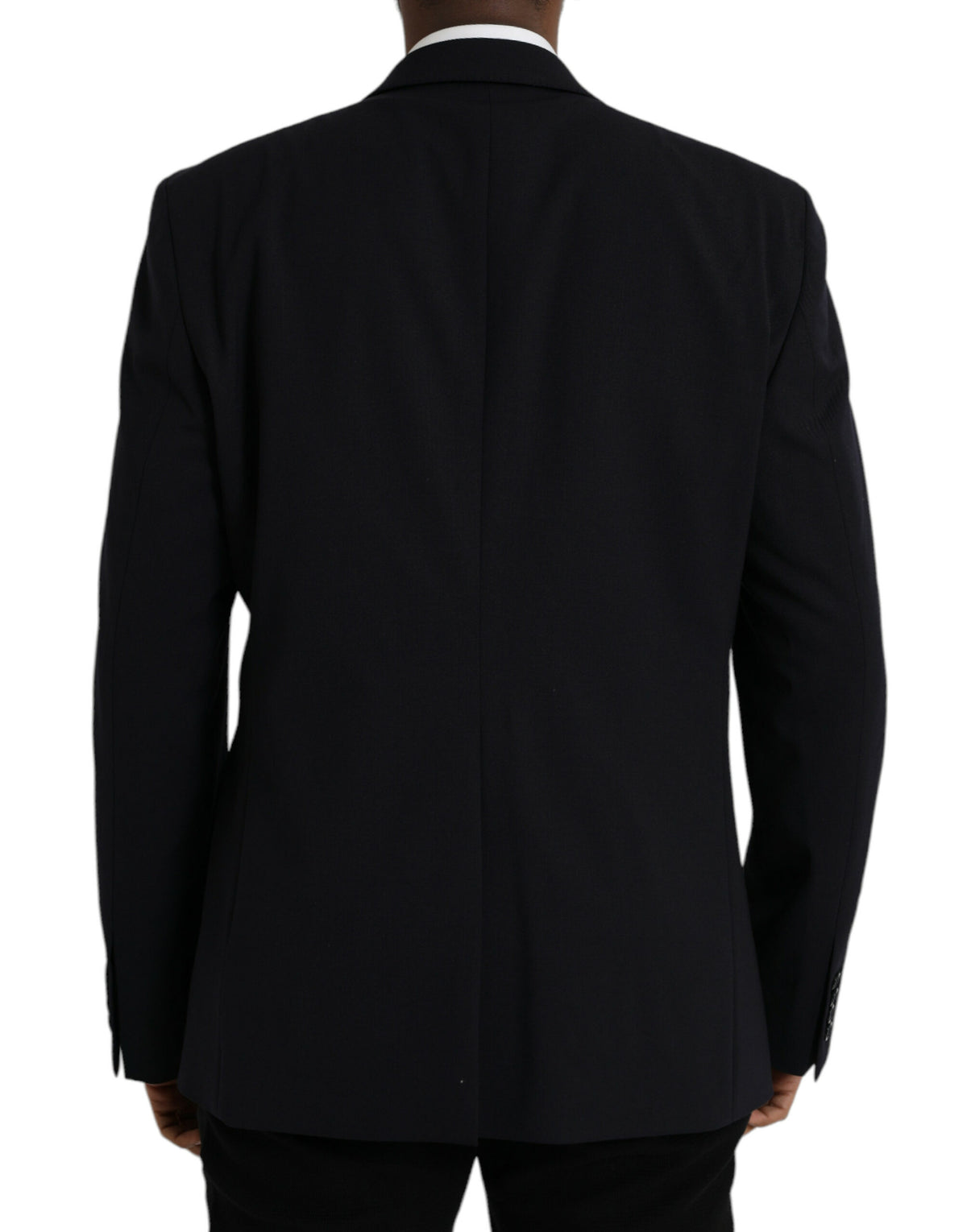 Dolce & Gabbana Dark Blue MARTINI Single Breasted Coat Men's Blazer