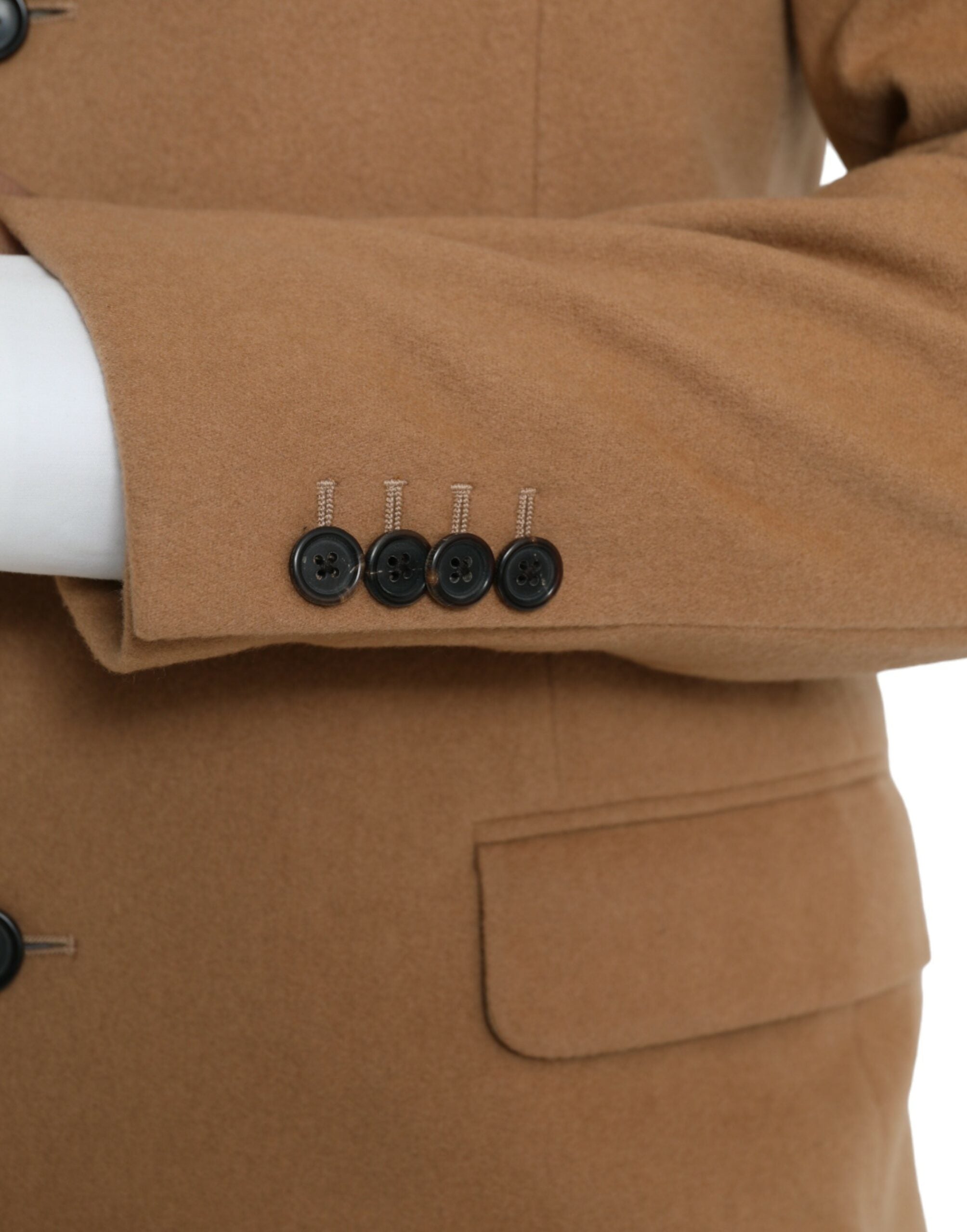 Prada Brown Cashmere 2 Piece Single Breasted Men's Suit