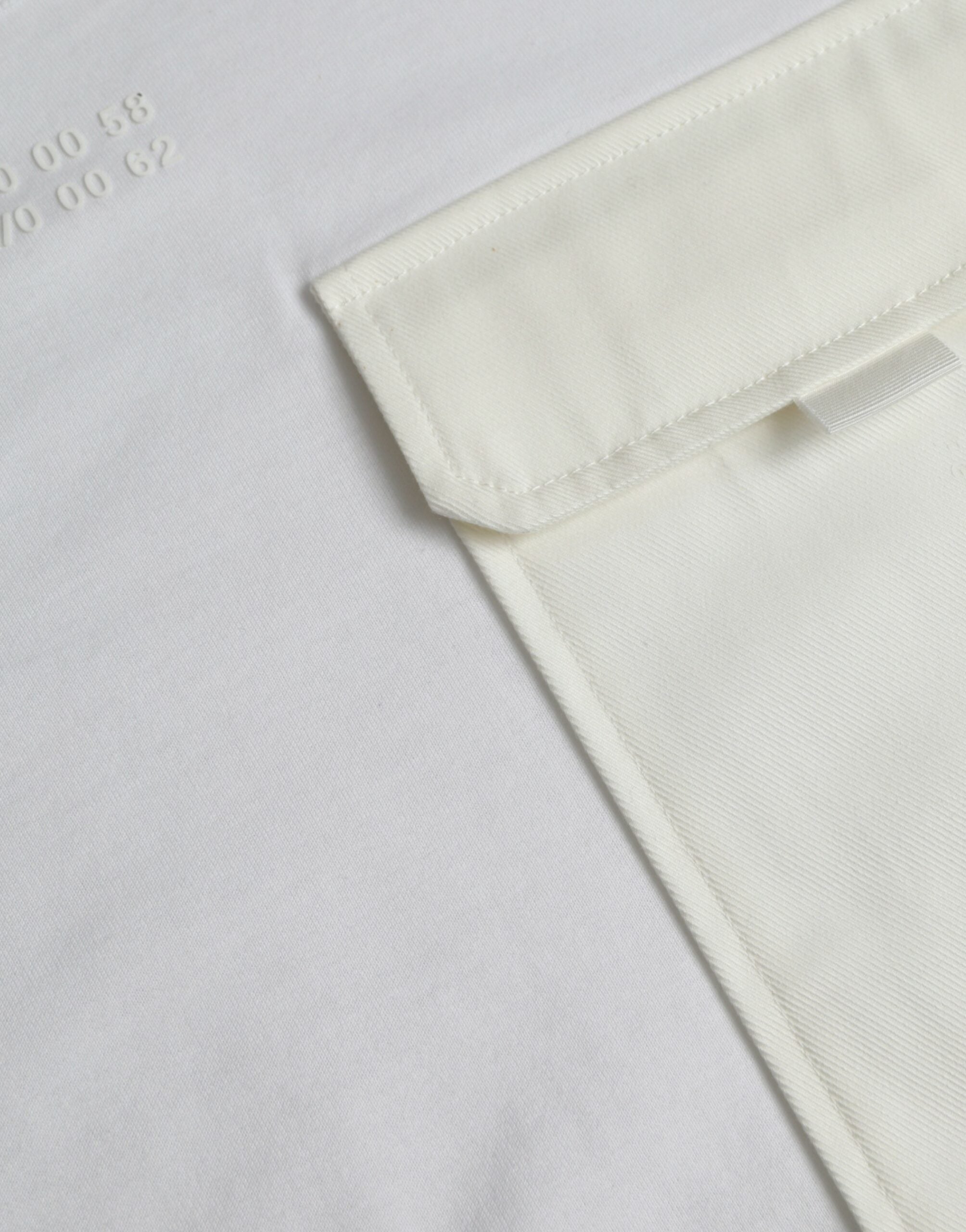 Dolce & Gabbana White Cotton Pocket Short Sleeves Men's T-shirt
