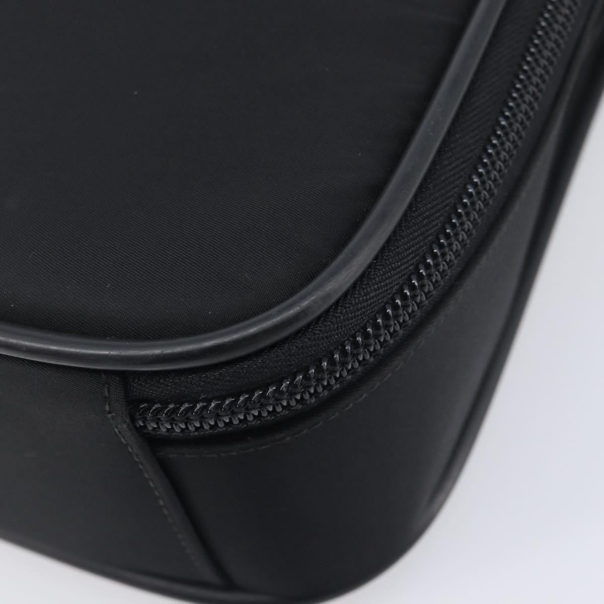 Prada Briefcase Tessuto And Saffiano Leather Black Nylon Briefcase Bag (Pre-Owned)