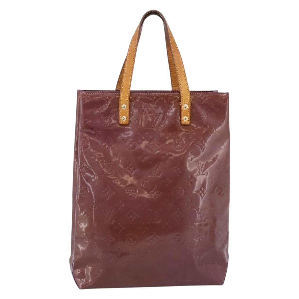 Louis Vuitton Reade Monogram Vernis Purple Patent_Leather Handbag (Pre-Owned)
