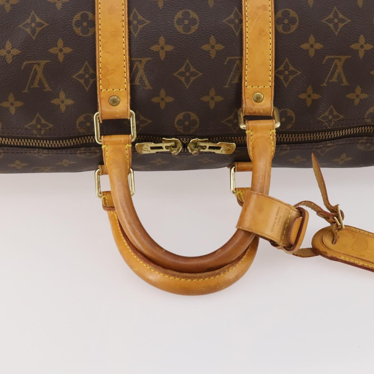 Louis Vuitton Keepall Monogram Canvas Brown Canvas Travel Bag Bag (Pre-Owned)