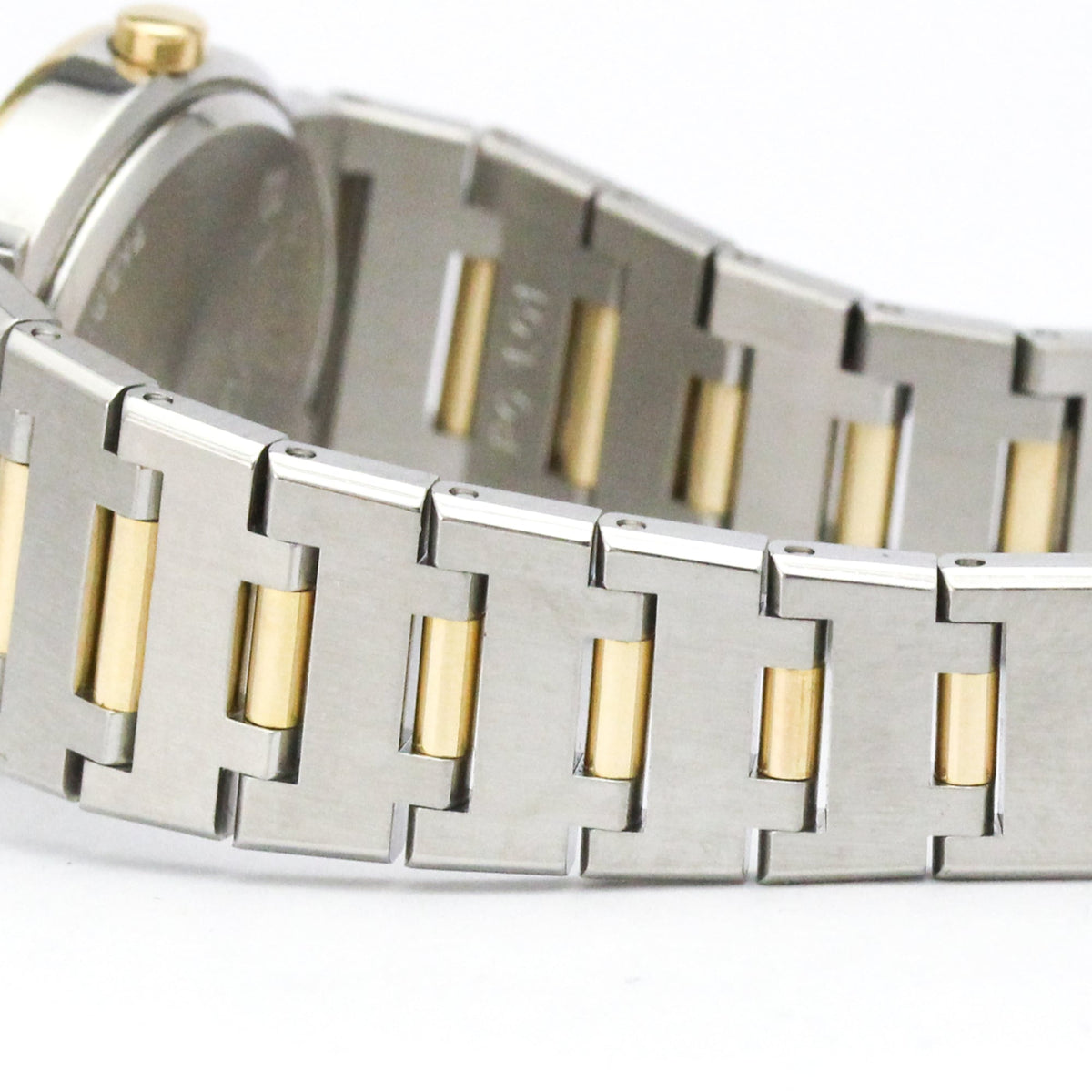 Bvlgari Bvlgari Quartz Stainless Steel And Yellow Gold Watch (Pre-Owned)