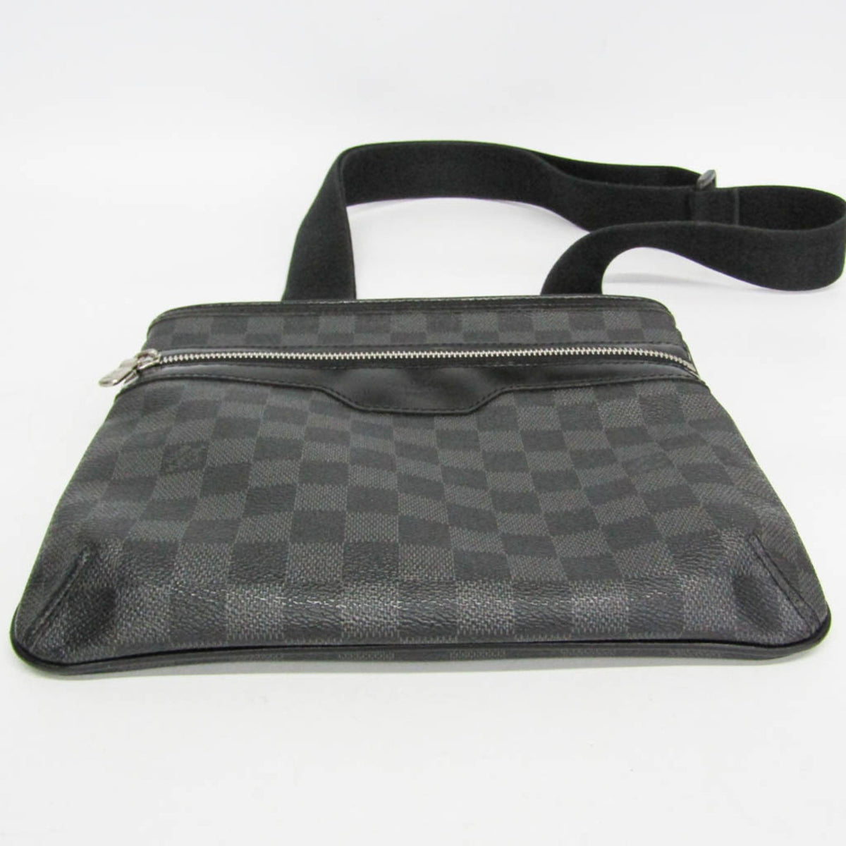 Louis Vuitton Thomas Damier Graphite Black Canvas Shoulder Bag Bag (Pre-Owned)
