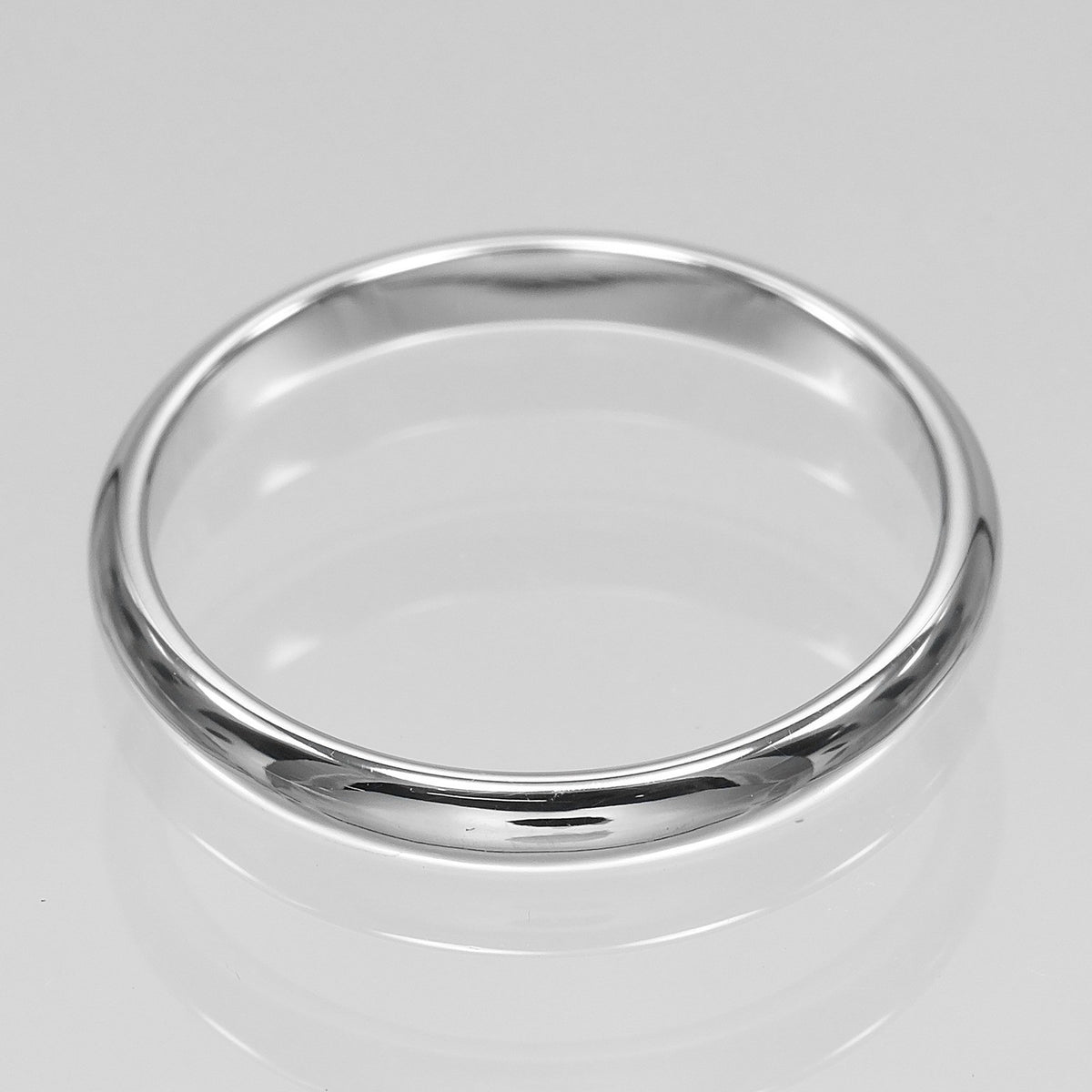 Cartier 1895 Wedding Band Platinum Silver Platinum Ring Jewelry (Pre-Owned)
