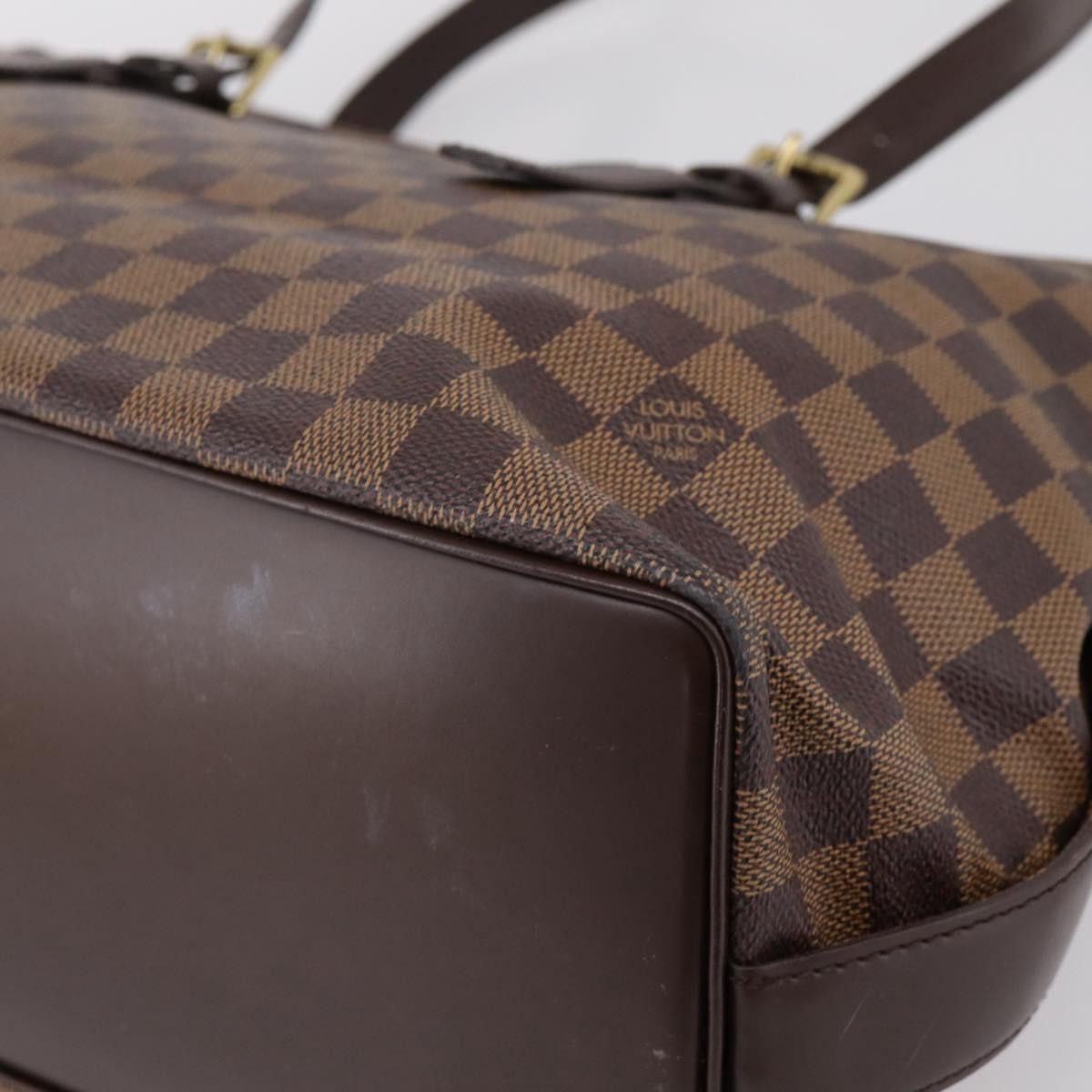 Louis Vuitton Chelsea Damier Brown Canvas Handbag (Pre-Owned)