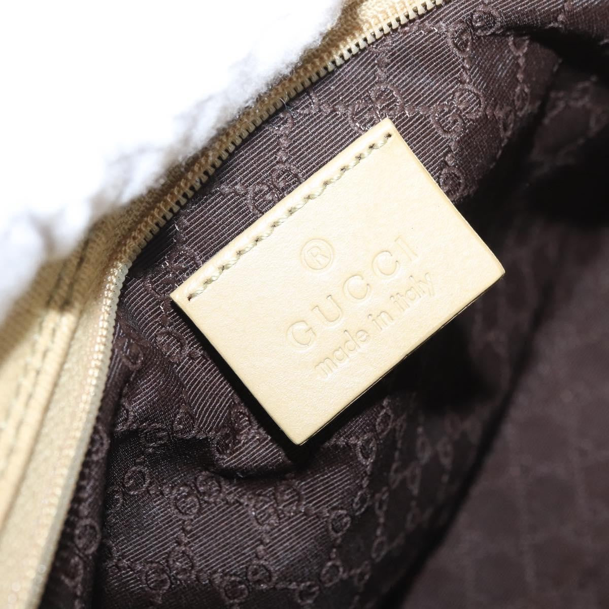 Gucci Vintage Canvas Beige Canvas Shoulder Bag Bag (Pre-Owned)
