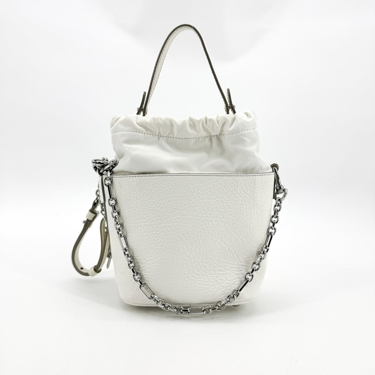 Maison Margiela 5Ac Leather White Calfskin Handbag (Pre-Owned)