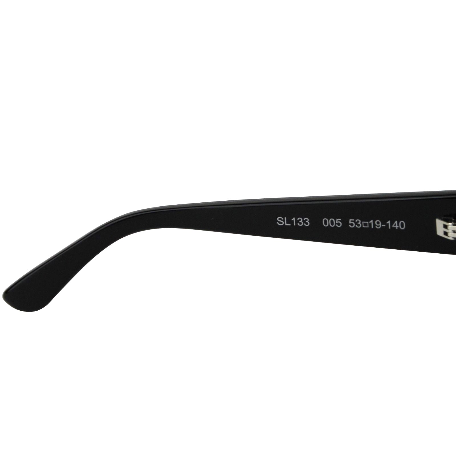 Saint Laurent Women's Silver Hearts With Black Large Sunglasses
