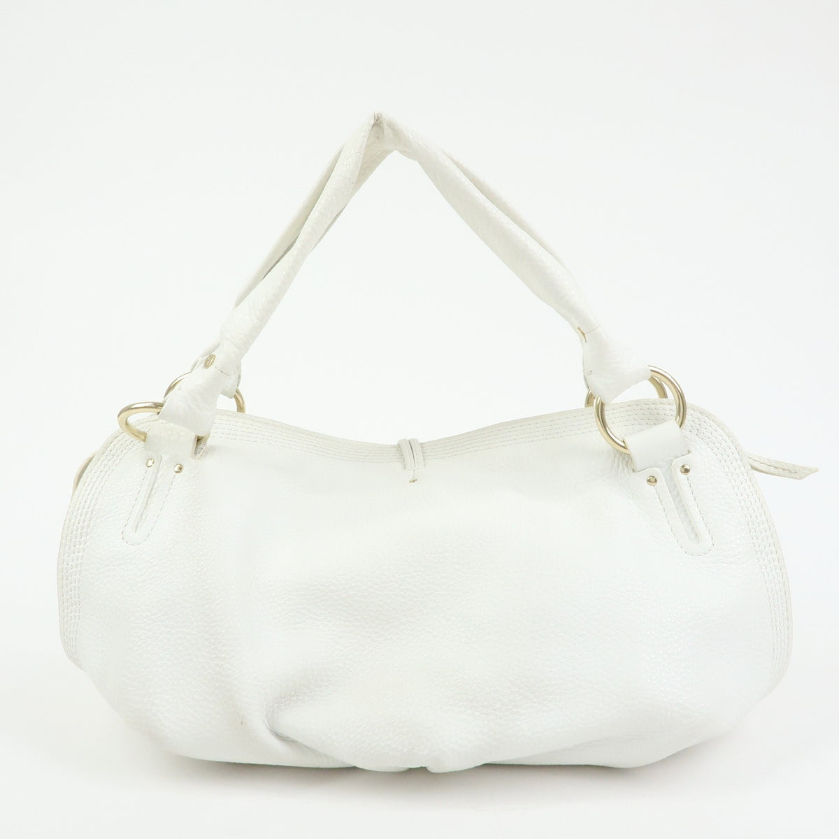 Celine Bittersweet Leather White Leather Handbag (Pre-Owned)