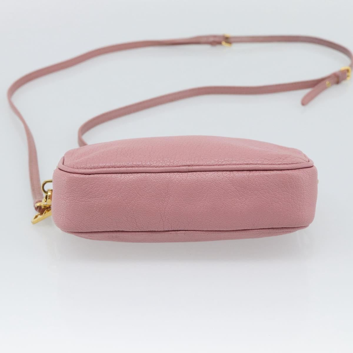 Miu Miu Vintage Leather Pink Leather Handbag (Pre-Owned)